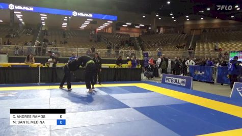 CARLOS ANDRES RAMOS vs MICHAEL SANTE MEDINA 2024 Pan Jiu Jitsu IBJJF Championship