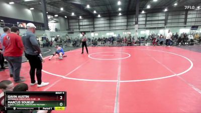 106 lbs Round 2 (6 Team) - Marcus Soukup, NORTH CAROLINA WRESTLING FACTORY vs Gavin Austin, JEFFERSON WRESTLING CLUB