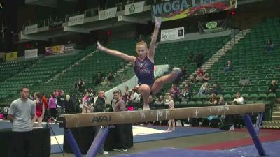 Rachel Baumann Rocks Beam, WOGA Classic Training