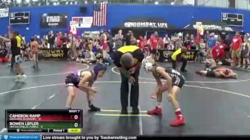 65 lbs Semis & 1st Wrestleback (8 Team) - Bowen Lefler, Untouchables Purple vs Cameron Ramp, Backyard Brawlers