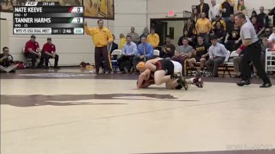 285lbs Match NATE KEEVE (OSU) vs. TANNER HARMS (WYO)