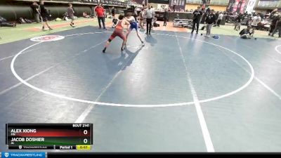 113 lbs Cons. Round 2 - Jacob Doshier, AL vs Alex Xiong, MN