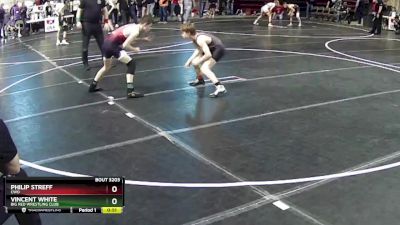 110 lbs Cons. Round 4 - Philip Streff, CWO vs Vincent White, Big Red Wrestling Club