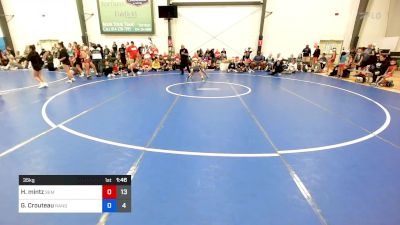 35 kg Quarterfinal - Hailey Mintz, Wyoming SEM vs Giada Crouteau, Ranger Pride Wrestling