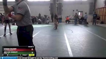 72 lbs Round 2 (4 Team) - Brycen Dawley, POWA vs Ethan Hauser, Warhawks Black