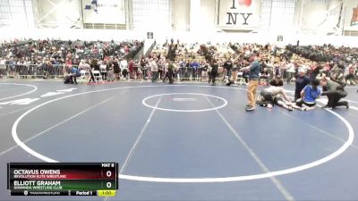 136 lbs 3rd Place Match - Elliott Graham, Gowanda Wrestling Club vs Octavus Owens, Revolution Elite Wrestling