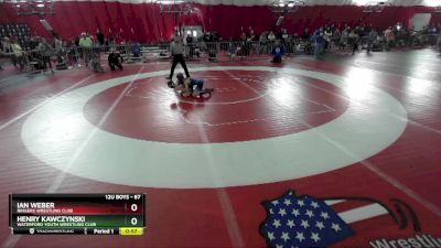 67 lbs Quarterfinal - Ian Weber, Ringers Wrestling Club vs Henry Kawczynski, Waterford Youth Wrestling Club