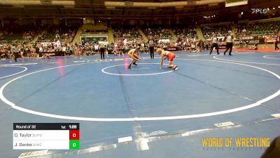 80 lbs Round Of 32 - Owen Taylor, SlyFox Wrestling Academy vs James Danko, South Hills Wrestling Academy