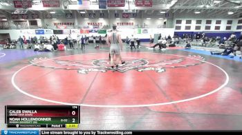 174 lbs Cons. Semi - Noah Hollendonner, Marian University (IN) vs Caleb Swalla, Grand View (Iowa)