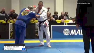 SHAUN DONALD HOLMSTROM vs JOSEPH THOMPSON 2021 World Master IBJJF Jiu-Jitsu Championship