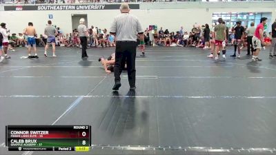 140 lbs Round 2 (4 Team) - Caleb Brux, Grapple Academy vs Connor Switzer, Finger Lakes Elite