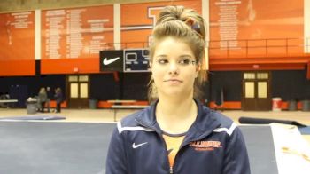 Illini Freshman Jordyn Givens Returns to Performing on Floor