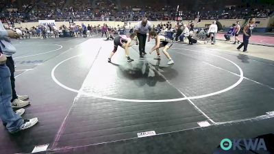 119 lbs Consi Of 8 #2 - Beckett Roberts, Heritage Hall vs Lynly Flud, Hilldale Youth Wrestling Club