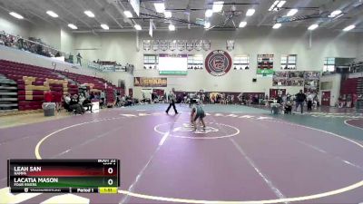 107 lbs Champ. Round 1 - Lacatia Mason, Four Rivers vs Leah San, Nampa