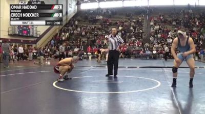 220lbs Semi-finals Omar Haddad (Parkland) vs. Erech Noecker (Blue Mt)