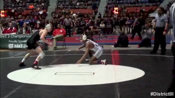 120lbs Semi-finals Tyshawn White (Central Dauphin) vs. Wyatt Long (Cumberland Valley)