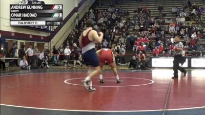 220lbs Finals Andrew Gunning (Liberty) vs. Omar Haddad (Parkland)