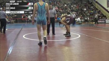 160lbs 5th Place Match Dallas LaBar (Bangor) vs. Ian Cagle (Blue Mt)