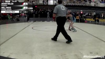 106lbs Match Aidan Welsh (McDonogh) vs. Will Moss (Wyoming Seminary)