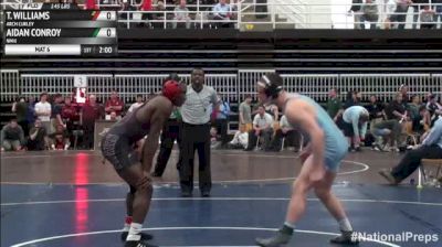 145lbs Quarter-finals Tyshawn Williams (Arch Curley) vs. Aidan Conroy (NMH)