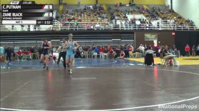 195lbs Quarter-finals Neil Putnam (Blair) vs. Zane Black (Wyoming Seminary)