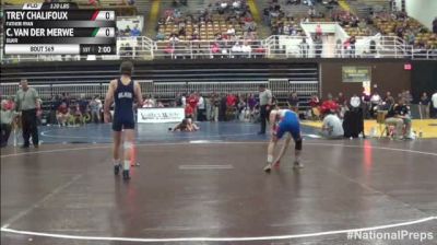 120lbs Quarter-finals Trey Chalifoux (Father Ryan) vs. Requir Van Der Merwe (Blair)