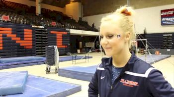Illini Jordan Naleway on Her Senior Night