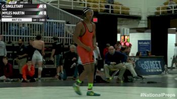 182lbs Finals Chase Singletary (Blair) vs. Myles Martin (McDonogh)