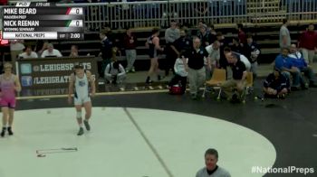 170lbs Finals Mike Beard (Malvern Prep) vs. Nick Reenan (Wyoming Seminary)