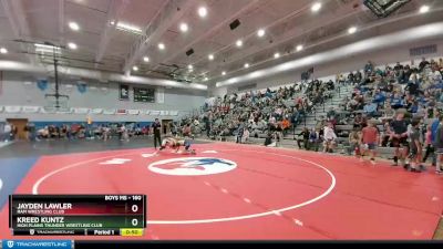 160 lbs 3rd Place Match - Kreed Kuntz, High Plains Thunder Wrestling Club vs Jayden Lawler, Ram Wrestling Club