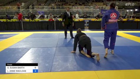 DONNA SUSAN BARTH vs LESLEY ANNE MACLEAN 2024 Pan Jiu Jitsu IBJJF Championship