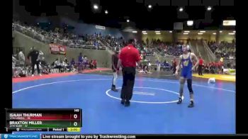 145 lbs Finals (8 Team) - Isaiah Thurman, 2/1A Lowell vs Braxton Miller, 2/1A Glide