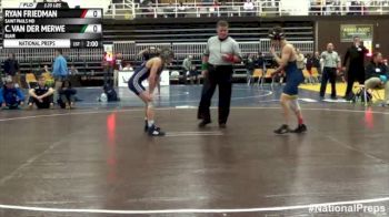 120lbs Semi-finals Ryan Friedman (St Pauls) vs. Requir Van Der Merwe (Blair)