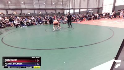 135 lbs Quarterfinal - Josie Newby, ID vs Makyla Bolinger, WA