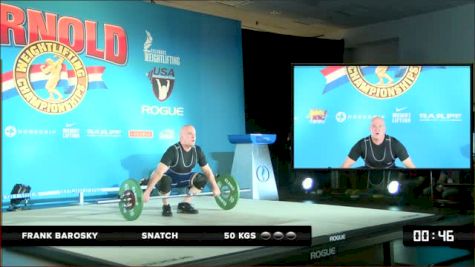 Frank Barosky Snatch 1 50 kgs