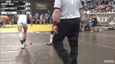 141lbs Quarter-finals Randy Cruz (Lehigh) vs. Logan Everett (Army)