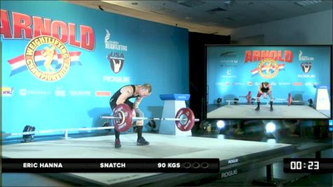 Eric Hanna Snatch 90 kgs 2