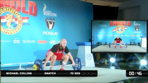 Michael Collings Snatch 73 kgs
