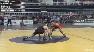 149lbs Quarter-finals Chris Villalonga (Cornell) vs. Nick Thighe (Binghamton)