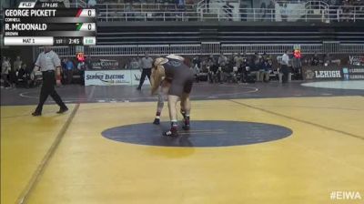 174lbs Quarter-finals Duke Pickett (Cornell) vs. Richard McDonald (Brown)