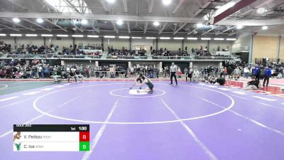 138 lbs Quarterfinal - Victor Petkov, Ridgefield vs Cam Ice, Minnechaug