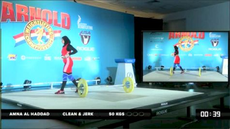 Amna Al Haddad CJ 50 kgs