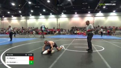 133 lbs Rd Of 16 - Korbin Myers, Virginia Tech vs Dylan Duncan, Illinois