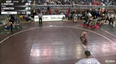 174lbs Finals Santiago Martinez (Lehigh) vs. Jadaen Bernstein (Navy)