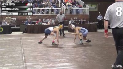 133lbs Semi-finals Angelo Amenta (Columbia) vs. Kevin Devoy (Drexel)