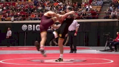 141lbs Semi-finals Josh Dziewa (Iowa) vs. Nick Dardanes (Minnesota)