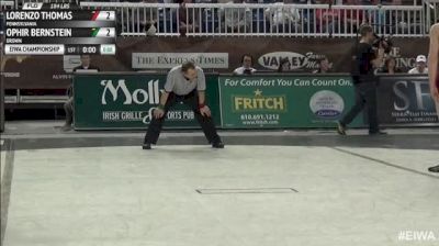 184lbs 3rd Place Match Lorenzo Thomas (Pennsylvania) vs. Ophir Bernstein (Brown)