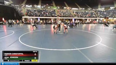 120 lbs Round 1 - Parker Christoffel, Iowa vs Koal Johnson, Iowa