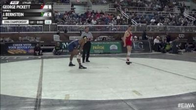 174lbs Semi-finals Jadean Bernstein (Navy) vs. George Pickett (Cornell)