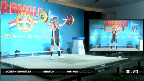 Joseph Spinuzza Snatch 105 kgs